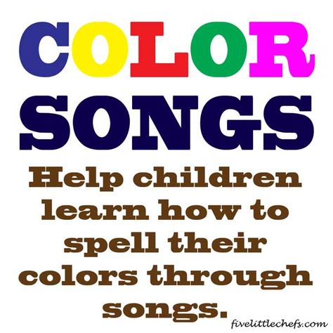 Color songs - kids songs Song Website, Color Song, Minions Kids, Counting Songs, Learn Singing, Kindergarten Songs, Color Songs, Color Words, Preschool Colors