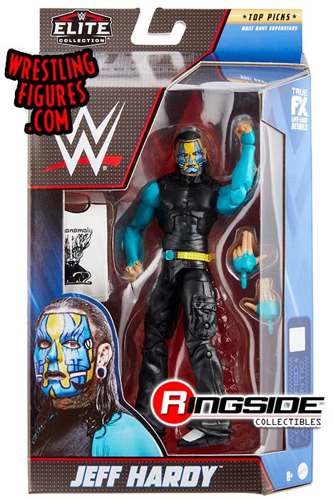 Jeff Hardy - WWE Elite 2022 Top Talent WWE Toy Wrestling Action Figure Star Wars Toys Action Figures, Black And White Rings, Wwe Toys, Wwe Elite, Wwe Action Figures, Cool Toys For Girls, Jeff Hardy, Star Wars Toys, Pro Wrestling