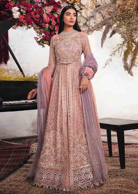 Desi Wedding Dresses, Desi Dresses, Pakistani Fancy Dresses, Pakistani Wedding Outfits, Desi Clothes, Pakistani Bridal Dresses, Wedding Guest Outfit Summer, Pink Tulle, Stylish Dress Designs