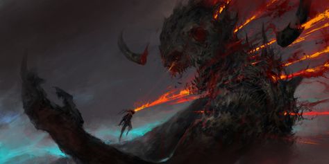 ArtStation - Glare, Chris Cold Cosmic Horror, 다크 판타지, Fantasy Monster, Fantasy Concept Art, Creature Concept Art, High Fantasy, 판타지 아트, Creature Concept, Monster Art