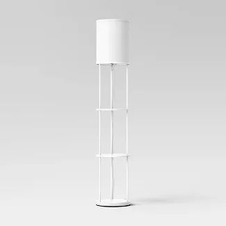 College : Lamps & Lighting : Target Shop Shelf, Tall Floor Lamp, Shelf Floor Lamp, Shelf Lamp, Floor Lamp White, Tall Floor Lamps, Lamp With Shade, Floor Lamp With Shelves, Shelf Lighting