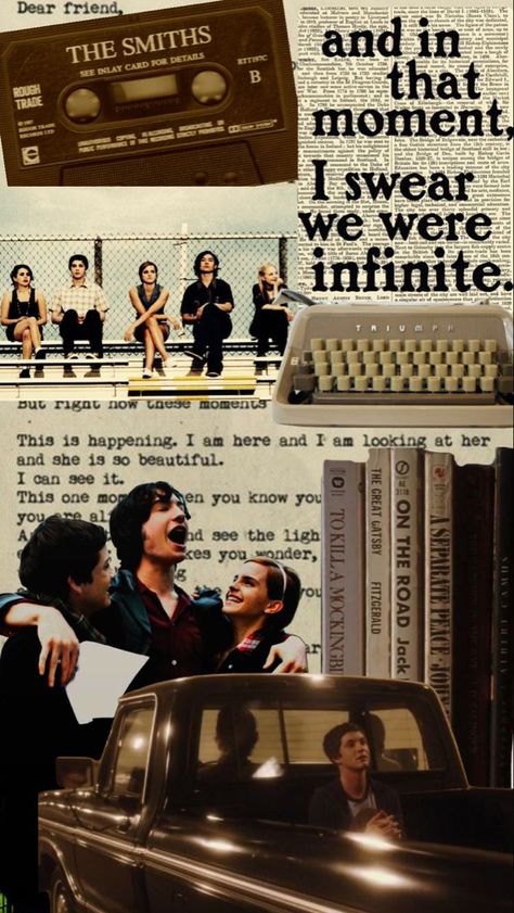 Viva Las Vengeance Wallpaper, Pretty Lockscreen, Poster Friendship, Perks Of Being A Wallflower Quotes, Wallflower Quotes, Movie Collage, 500 Days Of Summer, Club Poster, Perks Of Being A Wallflower