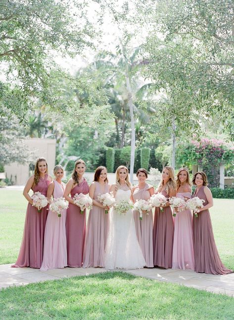 Maid Of Honor Dress Different Unique, Bridesmaid Mauve Dress, Blush And Mauve Bridesmaid Dresses, Azazie Pink Bridesmaid Dresses, Bridal Shower Themes Winter, Mauve And Blush Wedding, Blush Mauve Wedding, Wedding Dress Ideas Elegant, Blush And Mauve Wedding