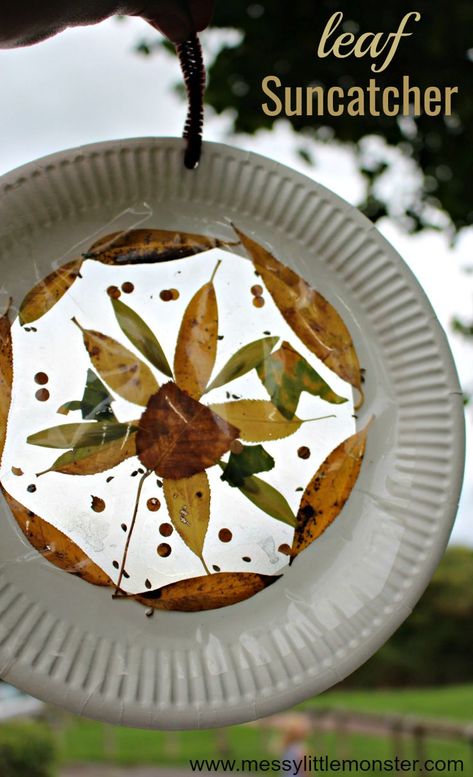 Nature, Leaf Craft For Preschoolers, Autumn Craft Preschool, Easy Autumn Crafts For Kids, Easy Autumn Crafts, Art Project For Toddlers, Autumn Crafts For Kids, Easy Fall Crafts For Kids, Leaf Suncatcher