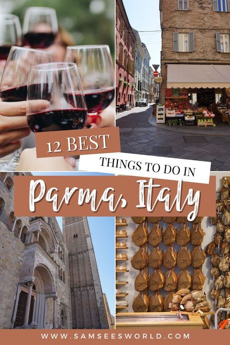 12 Best Things to do in Parma, Italy Nepal Food, Italy Travel Outfit, Parma Italy, Tuscany Travel, Parma Ham, Best Of Italy, Italian Vacation, Draw People, Italy Food