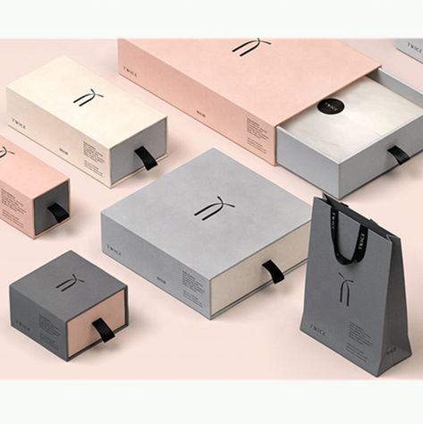 Twice Fashion, Jewerly Packaging, Etsy Packaging, Luxury Packaging Design, Fashion Packaging, Cosmetic Packaging Design, Custom Jewelry Box, Design Presentation, Box Packaging Design