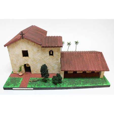 Santos, Pending Lights, San Juan Bautista Mission, San Fernando Mission, California Missions Project, Mission Images, Diorama Supplies, Model Accessories, Mission Projects