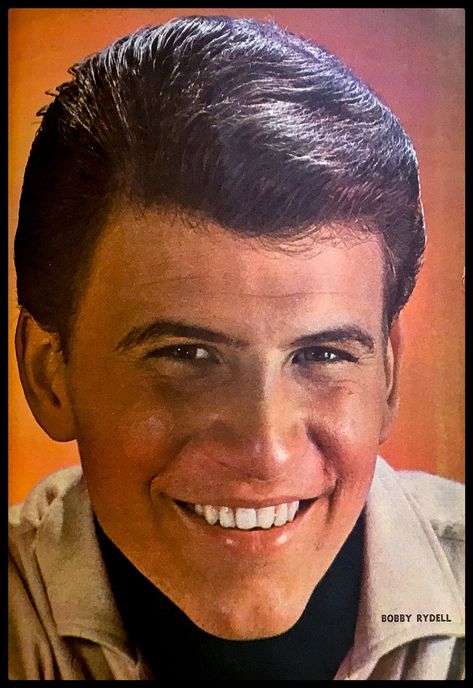 TV Week (Tasmania) 26 March 1966 Bobby Rydell pinup; a great pic but "why" in 1966? Popular Singers, Bobby Rydell, 60's Music, Louis Prima, Milton Berle, Perry Como, Teen Tv, 26 March, 60s Music