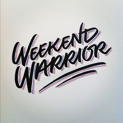 Photo by matthewtapia Hand Type, Typography Rules, Hand Lettering Inspiration, Type Inspiration, Sayings And Phrases, Love Facts, Weekend Warrior, Script Logo, Typography Letters