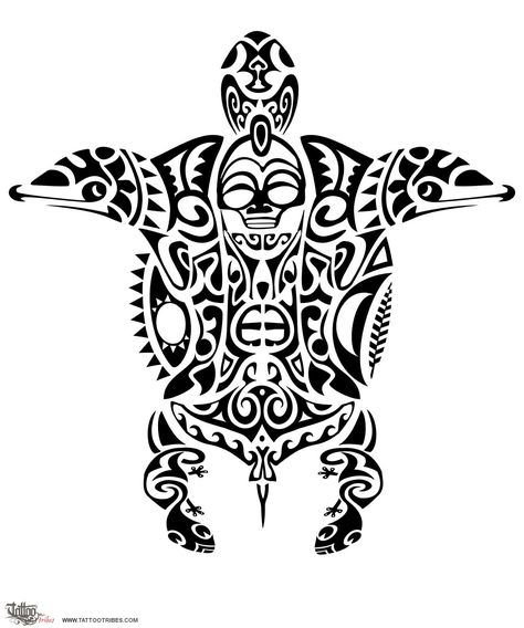 TATTOO TRIBES - Shape your dreams, Tattoos and their meaning - kaumoana, sea turtle, dolphin, lizard, tiki, fern, sun, moon, voyager, seafarer, protection, wealth, fertility Tato Suku, Maori Symbols, Tiki Tattoo, Lizard Tattoo, Filipino Tattoos, Polynesian Tattoo Designs, Maori Designs, Maori Tattoo Designs, Muster Tattoos