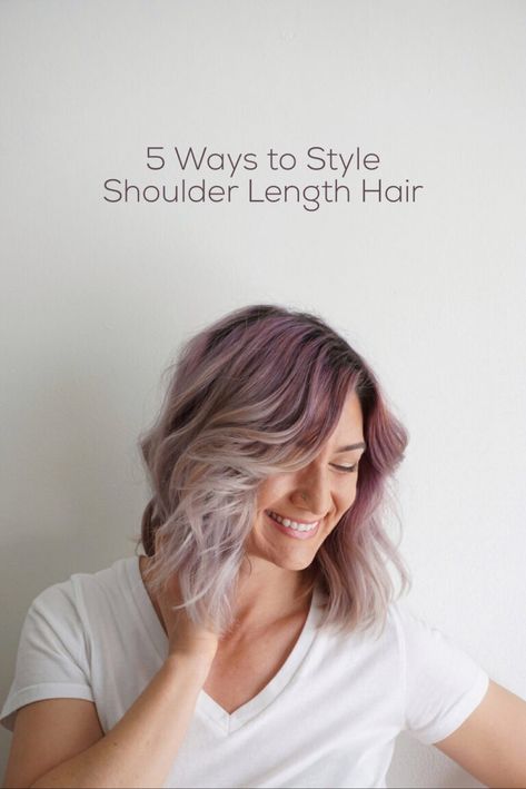 Shoulder Length Hair Hairstyles, Morning Hair Routine, Hairstyles For Shoulder Length, Medium Length Blonde Hair, Shoulder Length Hairstyles, Morning Hair, Hair Charms, Short Hair Black, Easy Hairstyles For Medium Hair