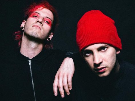 Josh Dun and Tyler Joseph have propelled Twenty One Pilots into one of the biggest band in the world right now. Picture: Supplied Twenty One Piolets, Twenty One Pilots Wallpaper, 21 Pilots, Tyler And Josh, Tyler Joseph, My Chemical, One Pilots, Staying Alive, Music Love