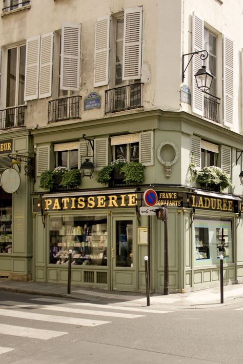 Patisserie Shop, Coffee House Design, Cafe Exterior, Patisserie Design, Apartments Exterior, Shop Facade, French Exterior, Storefront Design, Kiki’s Delivery Service