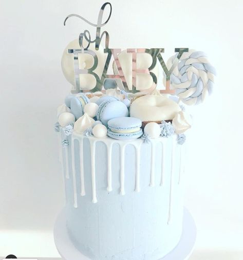 15 Gorgeous Boy Baby Shower Cakes - Find Your Cake Inspiration Baby Boy Shower Cake Ideas, Boy Baby Shower Cakes, Gateau Baby Shower Garcon, Blue Baby Shower Cake, Baby Boy Shower Cake, Boy Shower Cake, Baby Shower Garcon, Gateau Baby Shower, Deco Baby Shower