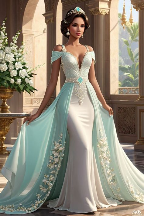 Aserti Krid - Playground Disney Princess Gowns, Princess Attire, Drag Queen Outfits, Royal Dress, Royal Beauty, Beautiful Casual Dresses, Classy Wedding Dress, Classy Prom Dresses, Disney Princess Dresses