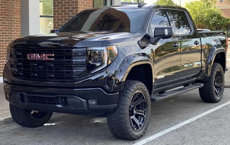 GMC Sierra 1500 SLE Elevation Diesel Lifted Trucks, Gmc Trucks, Black Men Fashion Swag, The Ram, Off Roading, Gmc Sierra 1500, Sierra 1500, Black Men Fashion, Gmc Sierra