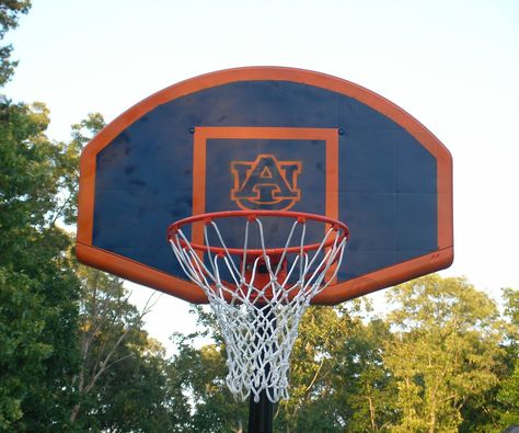 Refurbished basketball goal! Turn a faded, dilapidated basketball goal into a piece worth playing on. Shows you how to paint on a stenciled logo. Diy Basketball, Basketball Rules, Basketball Goal, Basketball Information, Basketball Tickets, Basketball Workout, Basketball Backboard, Basketball Practice, Basketball Workouts