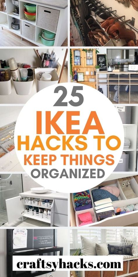 Ikea Organisation, Cabinet Ikea, Organize Home, Ikea Organization Hacks, Storage Hacks Diy, Ikea Kallax Hack, Ikea Products, Ikea Organization, Curated Decor