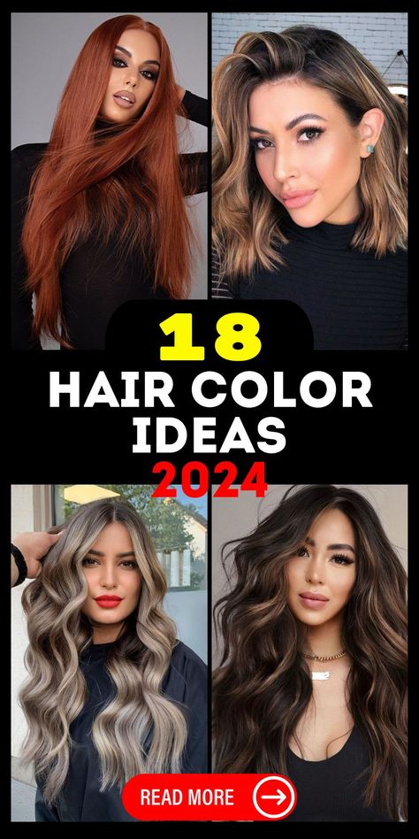 Discover Trending Hair Colors for 2024 18 Ideas: Find Your Hue New Hair Colour 2023, Haircolor Ideas For 2023 Brown, 2024 Hair Color Trends For Women Spring, Hair 2023 Trends Women Brunette Color To Cover Grey, Professional Hair Color For Work, Hair Color For 2024 For Women, Haircolor 2024 Women, Spring Hair Color Trends 2024 Brunette, 2024 Hair Color Trends For Women Brunette