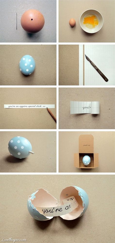 Diy – Velikonoce, Kerajinan Diy, Seni Dan Kraf, Diy Bricolage, Do It Yourself Crafts, Easter Crafts Diy, Cute Messages, Cool Ideas, E Card