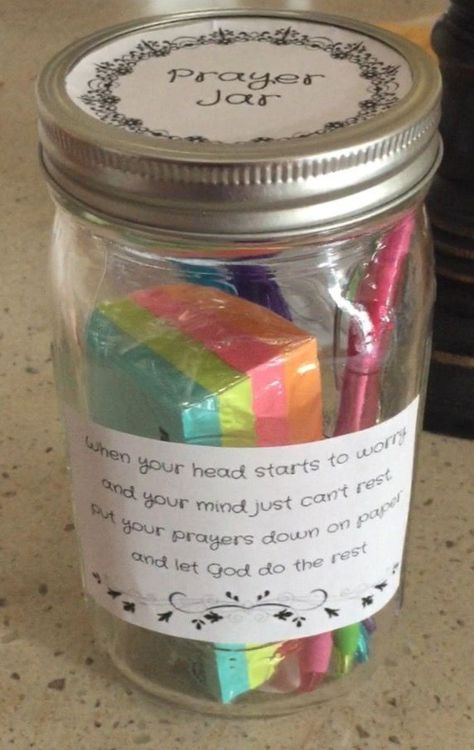 Appreciation Jar Ideas, Women’s Retreat Gift Ideas, Gift Jars Ideas For Women, Secret Pal Gifts For Women, Women Ministry Gift Ideas, Gifts For Secret Sister At Church, Sister Appreciation Gifts, Inspirational Crafts For Women, Bible Study Group Gift Ideas