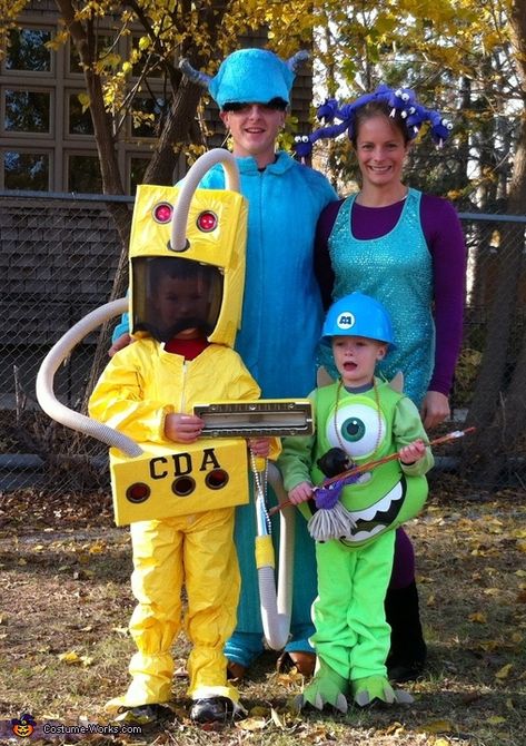 Monsters Inc. Child Detection Agent Costume Monsters Inc Cda, Among Us Skins, Monsters Inc Costume Diy, Agent Costume, Monsters Inc Halloween Costumes, Monsters Inc Halloween, Monster Inc Costumes, Family Costumes Diy, Monster Inc Birthday