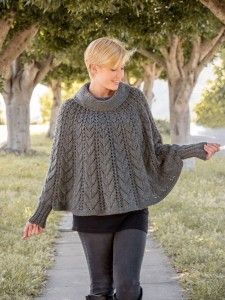 Forevermore Poncho by Che Lam Poncho Knitting, Annie's Crochet, Poncho Knitting Patterns, Long Pullover, Knitted Cape, Ladies Poncho, Poncho Pattern, Crochet Poncho, Knitted Poncho