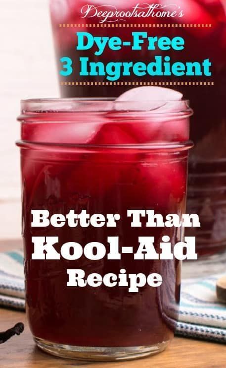 'Better Than Kool-Aid' Recipe: Kid Approved, Happy Mom!, Make the connection between artificial food dyes and hyperactivity. #kids #food #healthy #recipe #drinks #natural #summer #wellness #children #parenting #sweet #healthyrecipes Dye Free Foods, Summer Wellness, Healthy Drinks For Kids, Kid Friendly Drinks, Kids Juice, Pasti Sani, Artificial Food, Kid Drinks, Healthy Juice Recipes