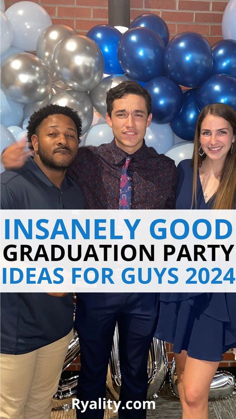 These are such good high school graduation party ideas for boys Graduation Party Ideas For Boys, Graduation Party Ideas For Guys, Guys Graduation Party, High School Graduation Party Themes, Grad Party Ideas High School, High School Graduation Cakes, Graduation Party Inspiration, High School Graduation Party Ideas, Grad Party Ideas