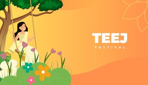 Teej, the vibrant festival of monsoon and love, is here! It's a time for women to dress up in their finest attire, celebrate with loved ones, and revel in the Celebrities, Teej Festival, Loved Ones, Perfect Outfit, First Love, Dress Up, Festival, For Women