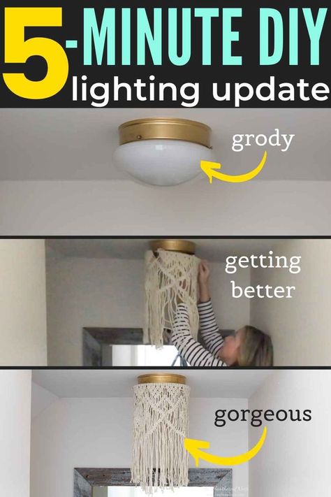 Pin on BEST of the NEST | DIY, Home Decor & More Lighting Hacks, Lighting Aesthetic, Diy Luminaire, Boho Lighting, Ikea Ivar, Dog House Diy, Ceiling Light Design, Macrame Boho, Outdoor Diy Projects