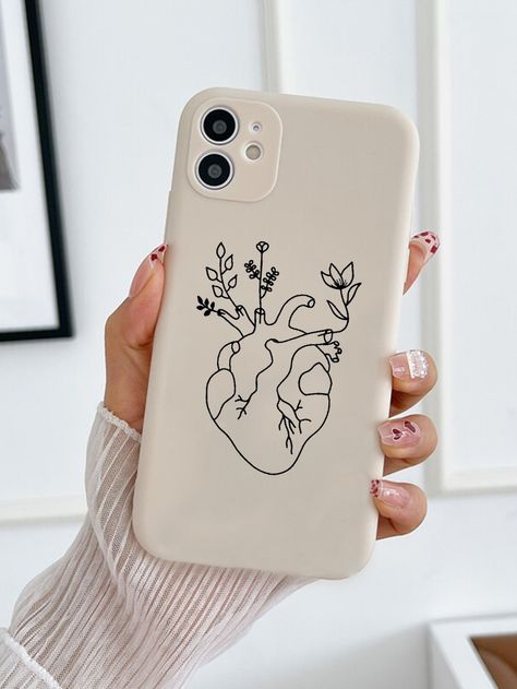 Phone Case Sketch Ideas, Medical Phone Case, Phone Case Shein, I Phone Cases, Diy Phone Case Design, Phone Case Diy Paint, Capas Samsung, Abstract Phone Case, Creative Iphone Case