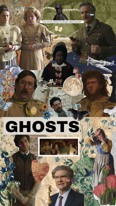 Thomas Thorne, Ghosts Series, Ghosts Bbc, Ben Willbond, Mathew Baynton, History Wallpaper, Bbc Ghosts, Shuffles Aesthetic, Ghost Shows