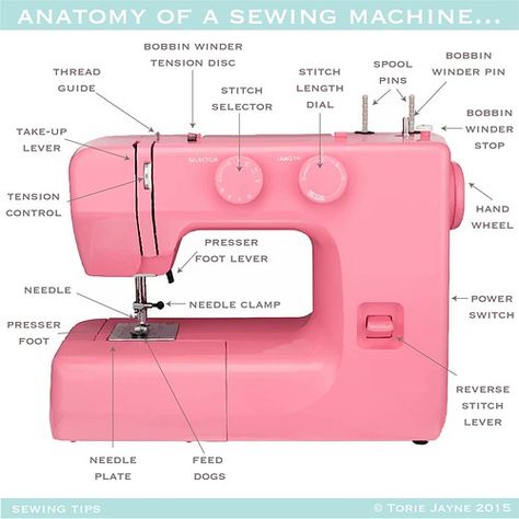 Parts Of The Sewing Machine, How To Sew On Sewing Machine, Sewing Machine Brother, Sewing Class Ideas Projects, Good Sewing Machines, Best Beginner Sewing Machine, Threading Sewing Machine, Sewing Shirts For Beginners, Embroidery On Sewing Machine