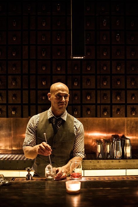 J. Boroski Mixology | Bangkok bars and clubs, nightlife | BK Magazine Online Bartenders Photography, Bangkok Bar, Bar Uniform, Mixology Bar, Sake Bar, Secret Bar, Bar Image, Decoration Restaurant, Bar Inspiration