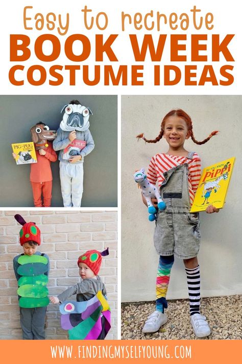 Easy Diy Book Week Costumes, Book Parade Ideas Character Costumes, Character From Books Costume, Read Grow Inspire Book Week Costume, Book Day Characters Costumes, Dress Up Like A Book Character Easy, Story Book Dress Up Day, Easy Children’s Book Character Costumes, Literacy Parade Costume Ideas