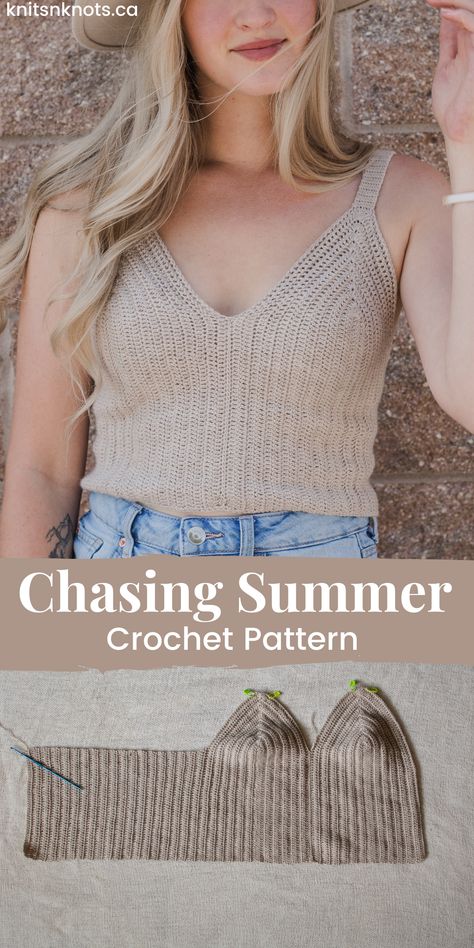 Débardeurs Au Crochet, Mode Crochet, Crochet Crop Top Pattern, Clothes Crochet, Crochet Clothes For Women, Crochet Ladies Tops, Crochet Clothing And Accessories, Crochet Tops Free Patterns, Crochet Summer Tops