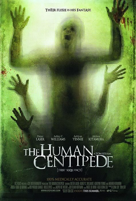 A Serbian Film, The Human Centipede, Human Centipede, Film Horror, Be With You Movie, Best Horror Movies, Thriller Movies, Horror Movie Posters, Best Horrors