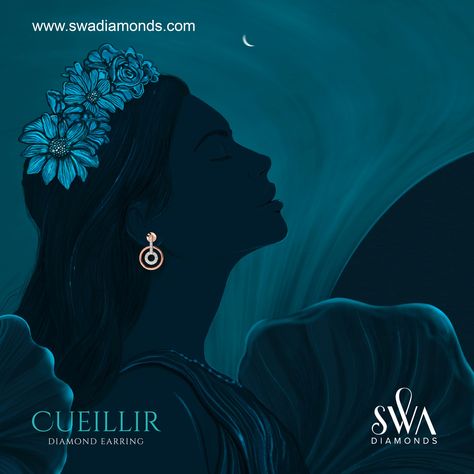 Couture, Earrings Creative Ads, Jewelry Illustration Design, Jewellery Creative Ads, Ad Jewellery Set, Jewelry Banner, Customised Jewellery, Scene Jewelry, Jewellery Advertising