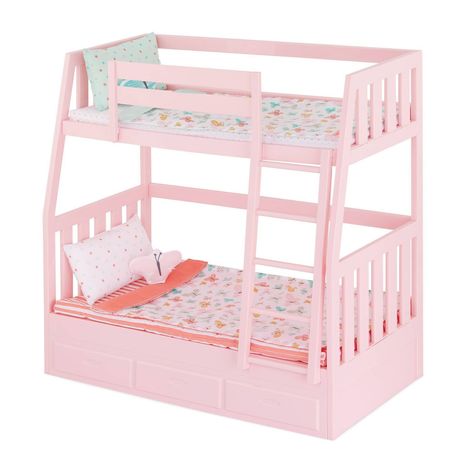 Bunk Bed Accessories, Baby Doll Crib, Doll Bunk Beds, Bed Furniture Set, Bunk Bed Sets, Doll High Chair, 4 Pillows, Butterfly Patterns, Baby Doll Nursery