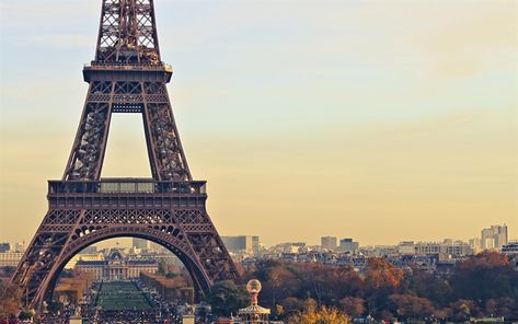 Eiffel Tower, 4k, french landmarks, autumn, capital, Paris, France, Europe Paris Aesthetic Wallpaper, Paris Background, Wallpaper Paris, Tower City, Paris Dream, Paris Wallpaper, Sunset City, Paris Aesthetic, Travel Wallpaper