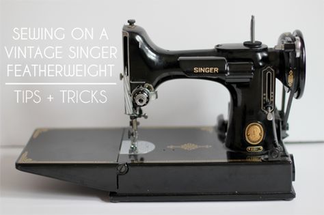 Vintage Singer Featherweight Tips and Tricks - In Color Order Patchwork, Couture, Featherweight Sewing Machine, Sewing Machine Repair, Vintage Singer, Old Sewing Machines, Antique Sewing Machines, Vintage Sewing Machine, Vintage Sewing Machines