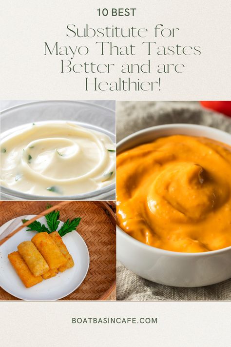 10 Best Substitute for Mayo That Tastes Better and are Healthier! Healthy Alternative To Mayonnaise, Mayo Alternative Healthy, Healthy Mayo Alternative, Mayonnaise Substitute Healthy, Flavoured Mayonnaise, Mayonnaise Alternative, Mayo Substitute, Mayo Alternative, Keto Mayo