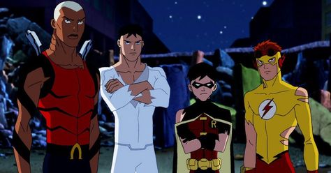 Watch Young Justice Season 1 Online Young Justice Season 1, Young Justice Season 3, Khary Payton, Animations Cartoon, Young Justice Robin, Favorite Tv Characters, Wally West, Kid Flash, Dc Comic