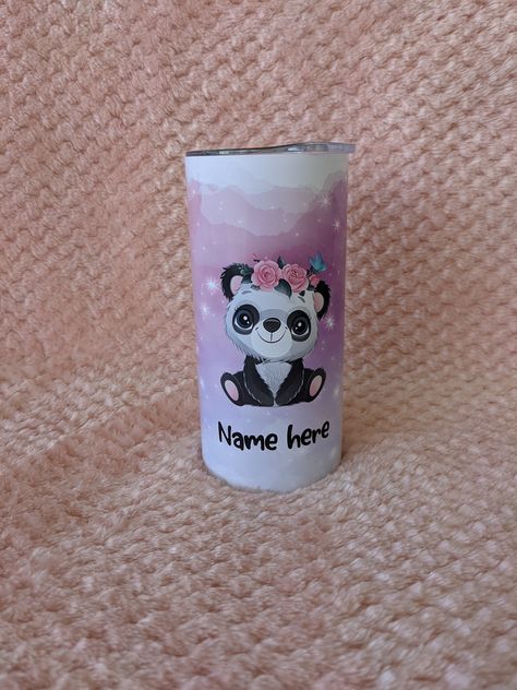 Pandas, Kids Tumblers, Bear Cup, Panda Design, Panda Panda, Girls Tumbler, Kids Cups, Kids Tumbler, Tumbler Photos