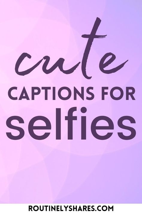 Find the best cute selfie captions for Instagram that are cute, funny or short. Perfect for that felt cute post or story. Felt Cute Captions For Instagram, Selfie Quotes Short, Felt Cute Caption, Cute Selfie Quotes, Short Instagram Captions For Selfies, Cute Quotes For Selfies, Cute Selfie Captions, Short Captions For Selfies, Best Selfie Captions