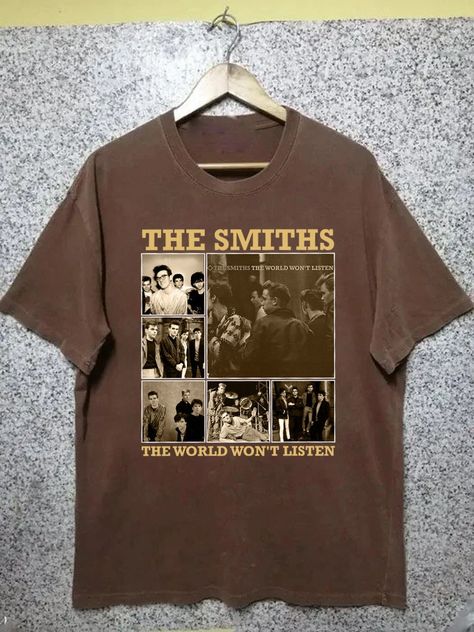 Vintage T Shirts Mens, Vintage T-shirt, The Smiths Merch, The Smiths Shirt, T-shirts Vintage, Smiths Shirt, 80s T Shirts, The Smiths T Shirt, Skater Shirts