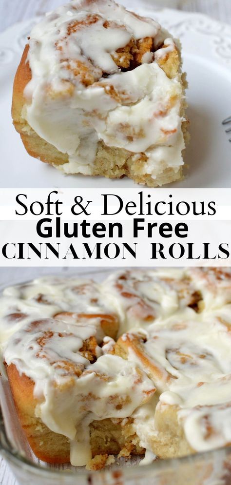 Cinnamon Rolls Receita, Gooey Cinnamon Rolls, Gluten Free Cinnamon, Gluten Free Cinnamon Rolls, Gluten Free Deserts, Gluten Free Recipies, Breakfast Easy, Gluten Free Christmas, Bobs Red Mill