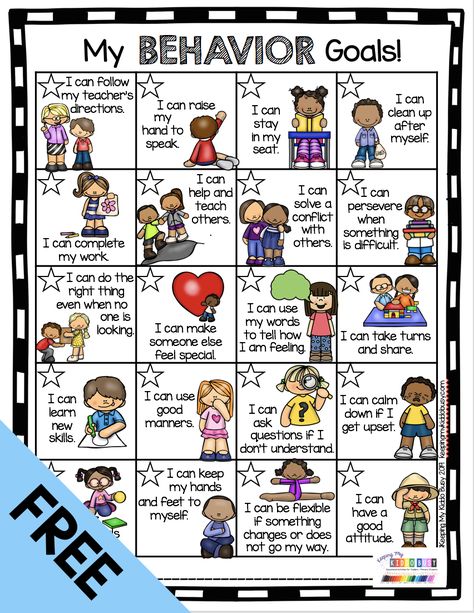 FREE BEHAVIOR CHART with personalized awards - PBIS - Positive Behavior incentive kit - reward students and kids who are practicing good behavior - following classroom rules and expectations - social skills - freebie behavior chart for preschool pre-k kindergarten first grade second grade #kindergarten #firstgrade #secondgrade #behaviorcharts #socialemotionallearning Student Behavior Chart, Kindergarten Behavior, Classroom Behavior Chart, Preschool Behavior, Behavior Goals, Behavior Incentives, Classroom Management Tool, Behavior Chart, Behavior Interventions