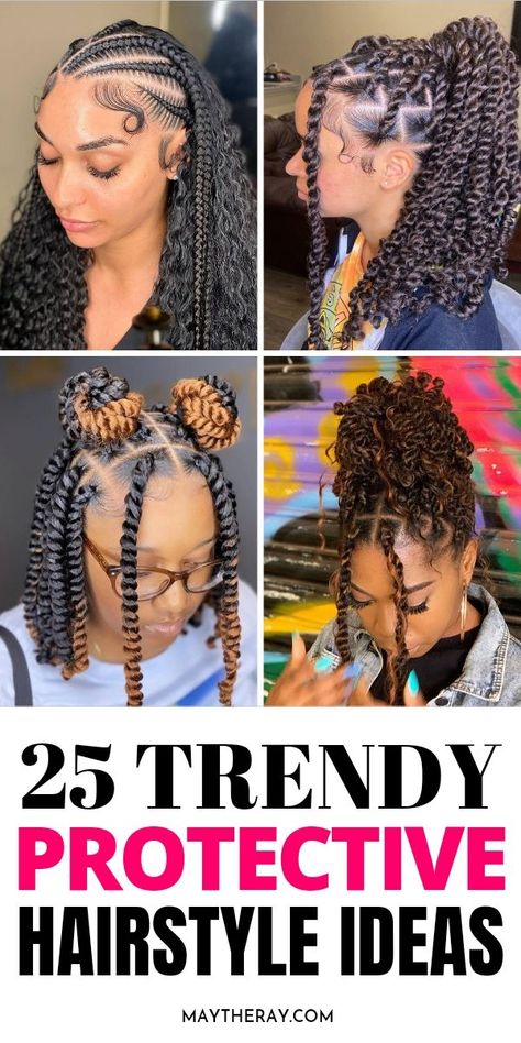 Braids For Short Hair Black Women Protective Styles, Upstyle Braids For Black Hair, Protective Hairstyles For Black Women, Quick Black Hairstyles, Quick Braid Styles, Protective Hair Styles, July Hairstyles, Braided Braids, Easy Braid Styles